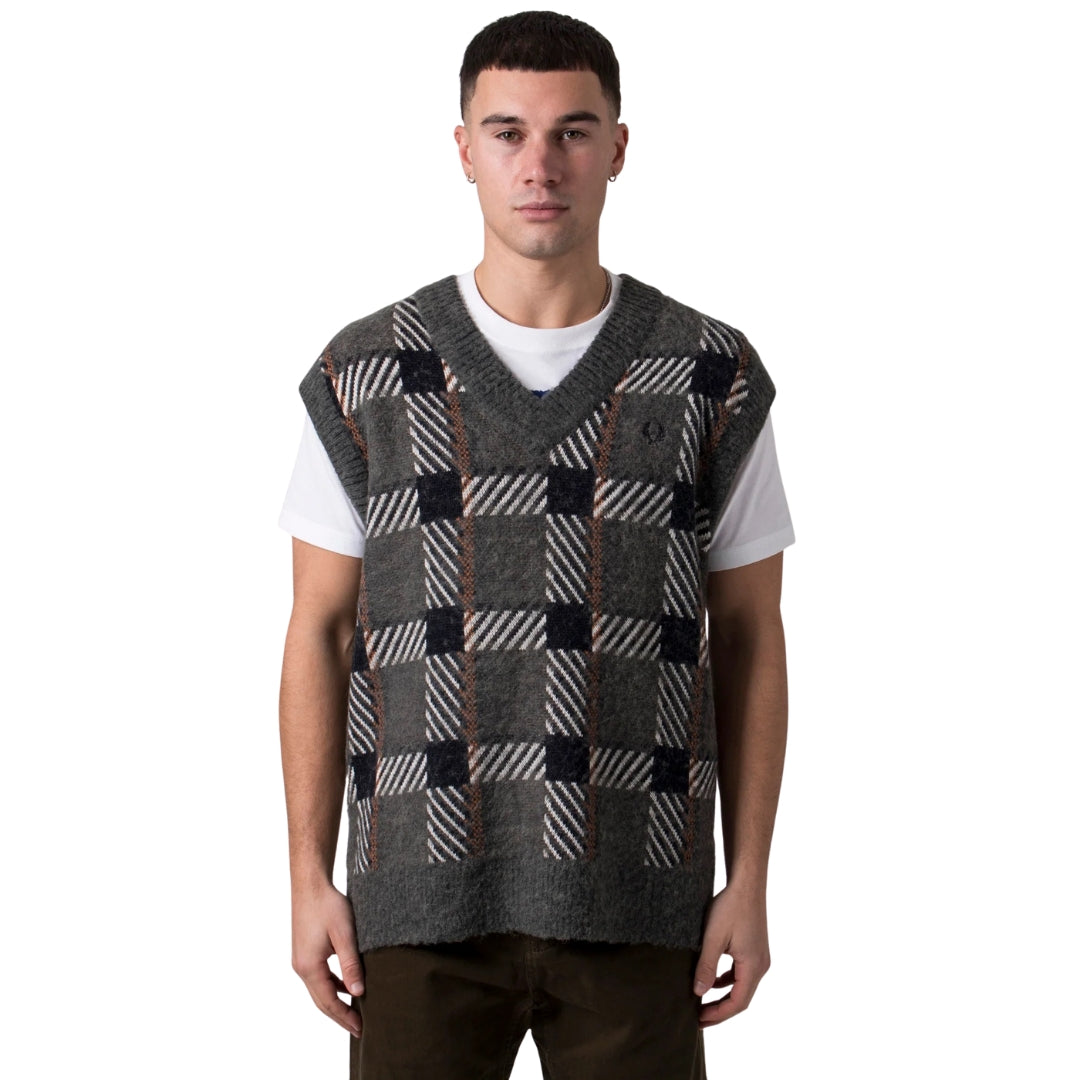 Fred Perry K6530 638 Field Green Tank  Mens M