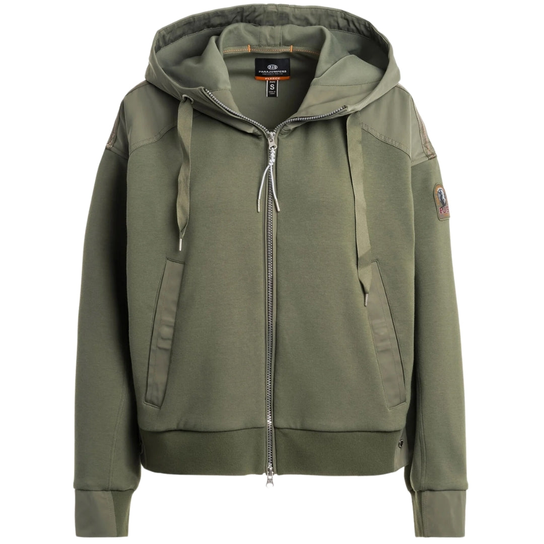 Parajumpers KINGA PWHYTF32 610 THYME Hybrid Oversize Jacket Womens S