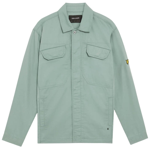 Lyle & Scott Green Multi Pocket Overshirt XL