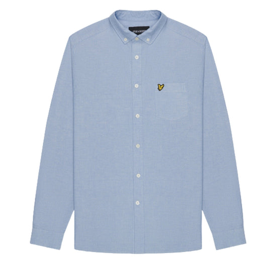 Lyle & Scott Oxford Shirt Blue Long Sleeve Shirt S