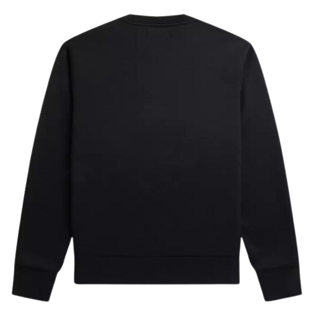 Fred Perry Laurel Wreath Graphic Black Sweatshirt