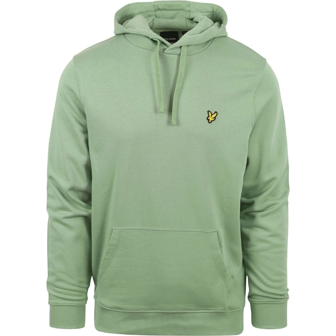 Lyle & Scott Branded Glencoe Green Pull-over Hoodie S