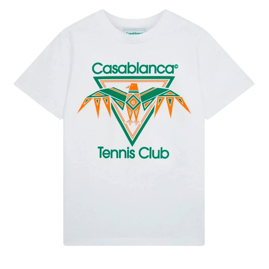 Casablanca Printed  T-Shirt Playful Eagle White Ms24 Jts 001 20 001 White  T-Shirts Mens