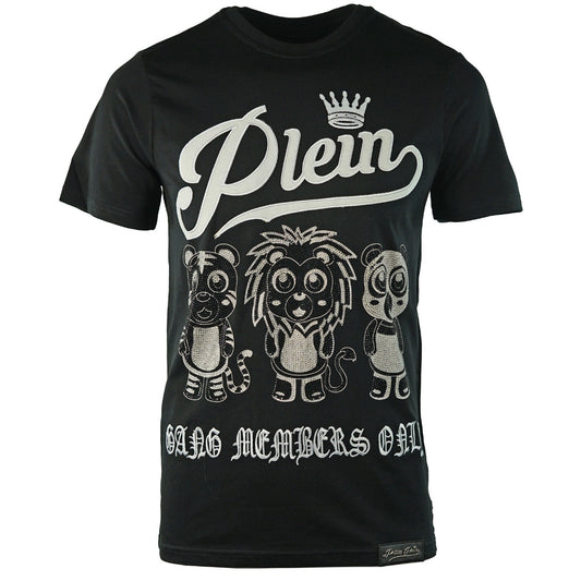 Philipp Plein Gang Design Black T-Shirt
