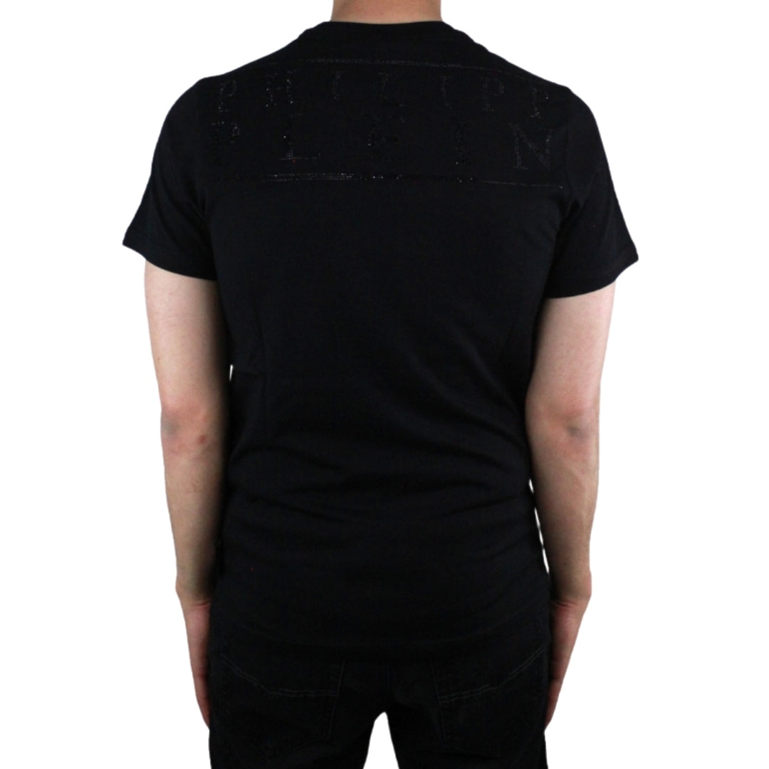 PHILIPP PLEIN PLEIN S18C MTK1857 PJY002N T-SHIRT MTK18570202Ghost-S BLACK/BLACK T-SHIRT MALE S