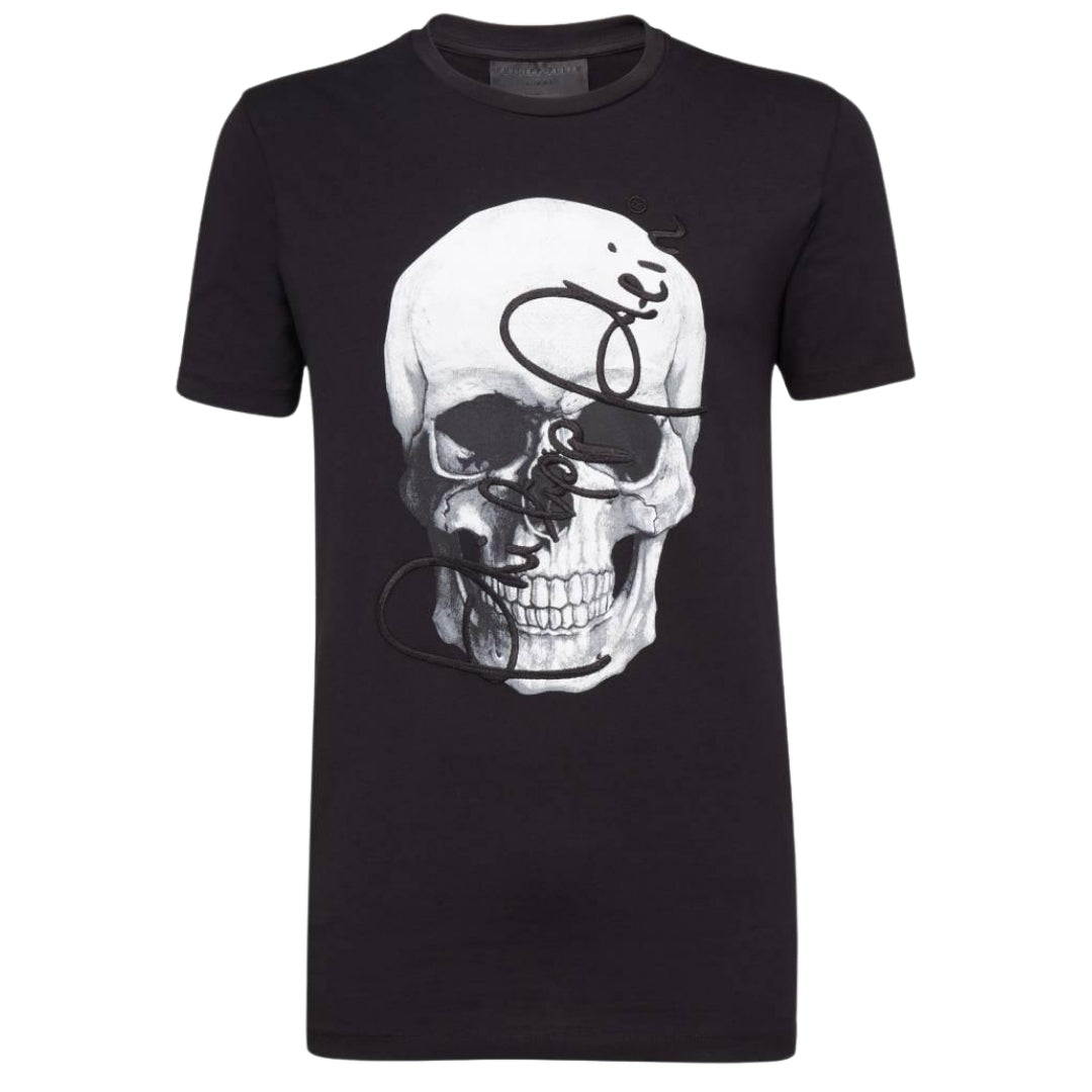 PHILIPP PLEIN PLEIN F18C MTK2480 PJY002N T-SHIRT MTK248002 BLACK T-SHIRT MALE S