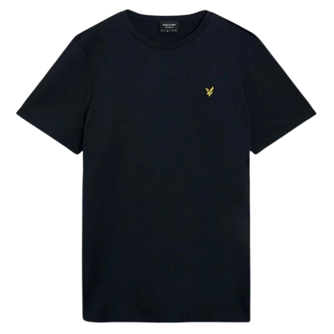 Lyle & Scott Slub Plain Dark Navy T-Shirt