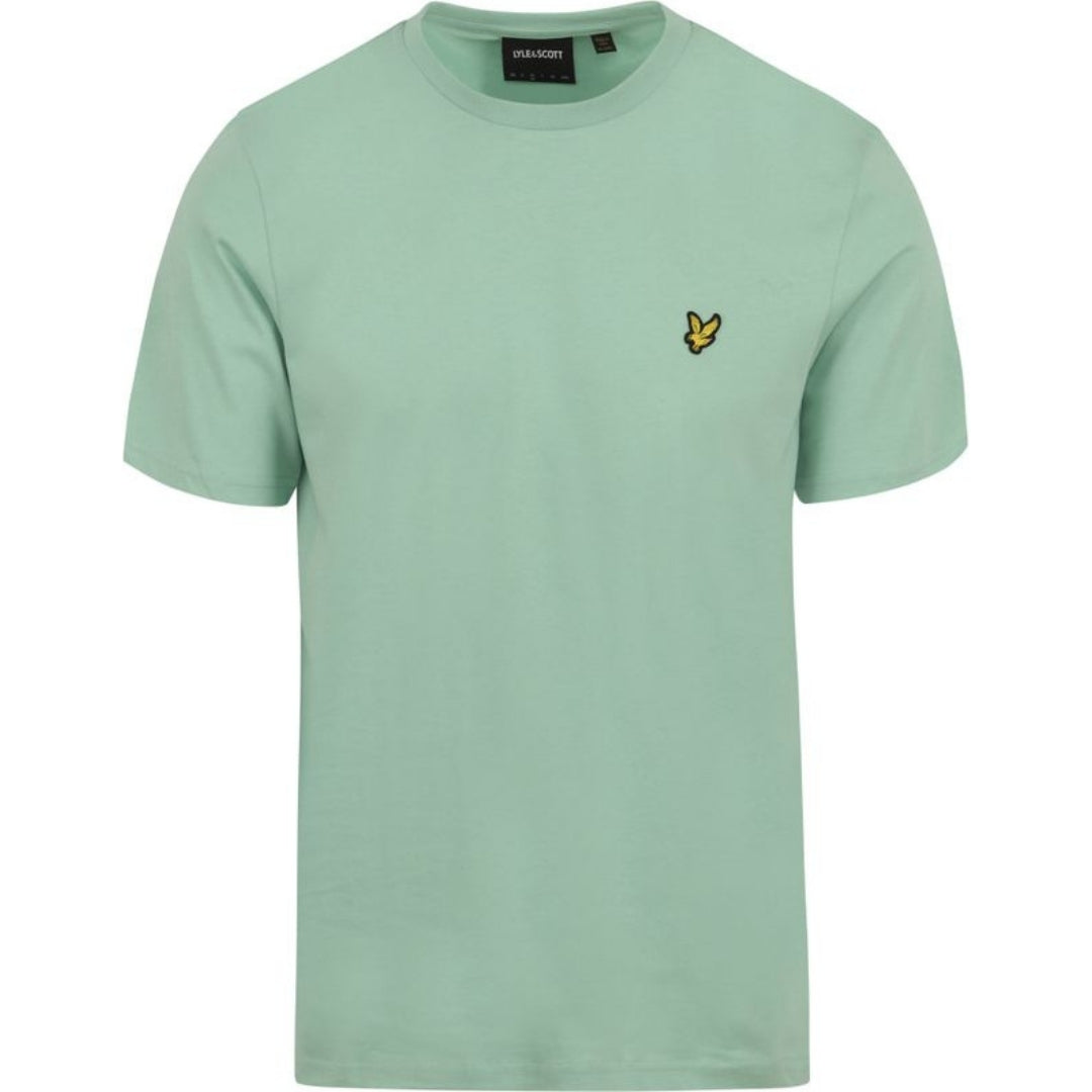 Lyle & Scott Brand Chest Logo Turquoise Shadow T-Shirt M