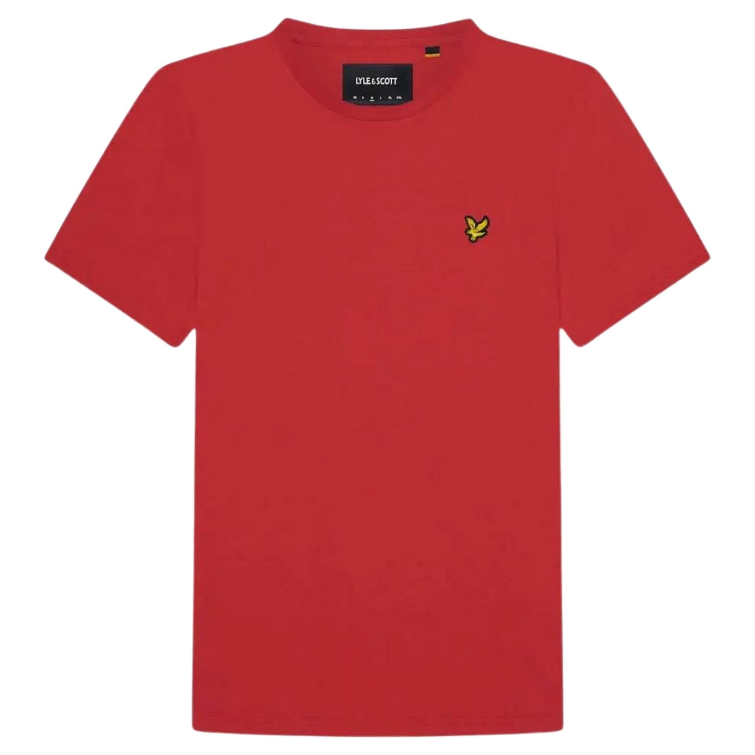 Lyle & Scott Brand Chest Logo Gala Red T-Shirt