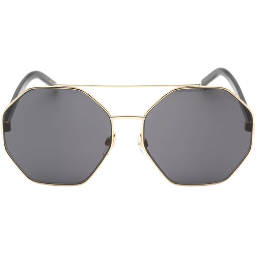 Marc Jacobs Hex Grey Lensed Gold Sunglasses Marc4 0RHL IR