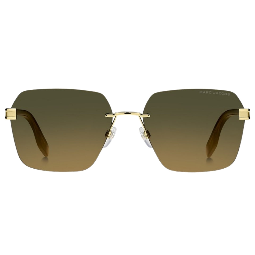 Marc Jacobs Green SF Lens Brown Detail Sunglasses One Size