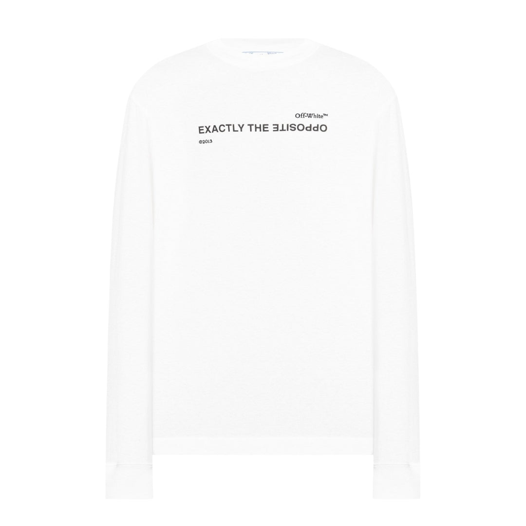 Off-White Spiral Opp Skate L/S Tee XL