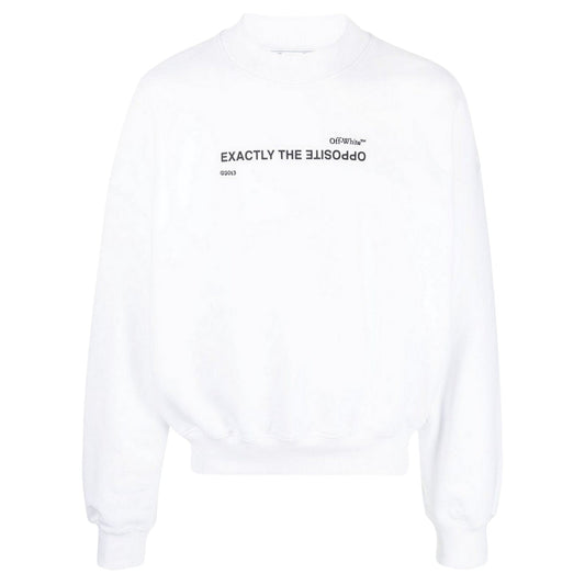 Off-White Spiral Opposite Boxy Crewneck White M