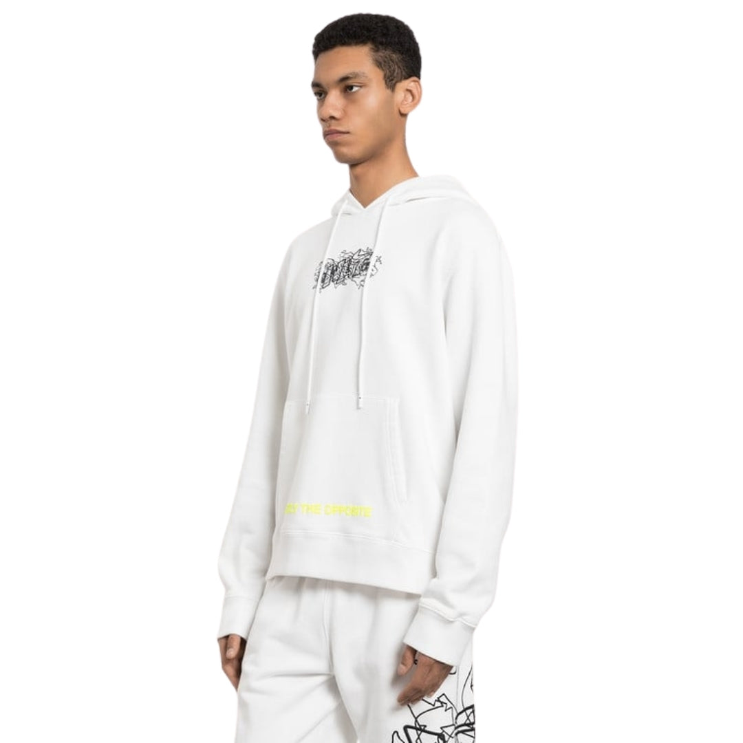 Off-White Graffiti Layerz Slim Hoodie White XS