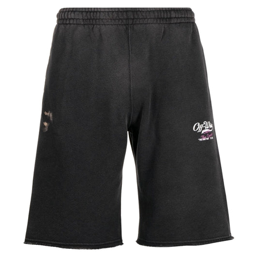 Off-White Wave Off Sweatshorts Black S