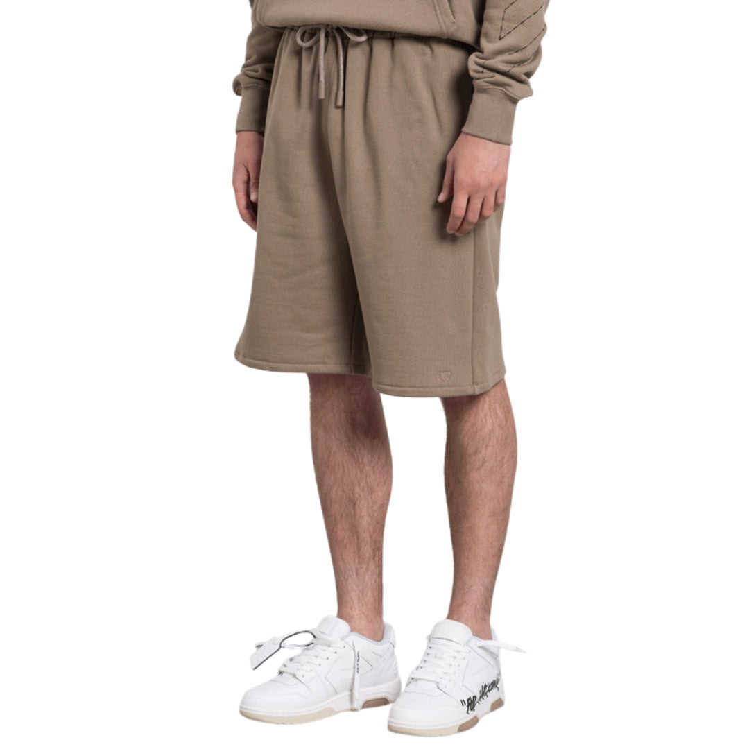 Off-White Ow Embroidered Skate Sweatshorts Beige M