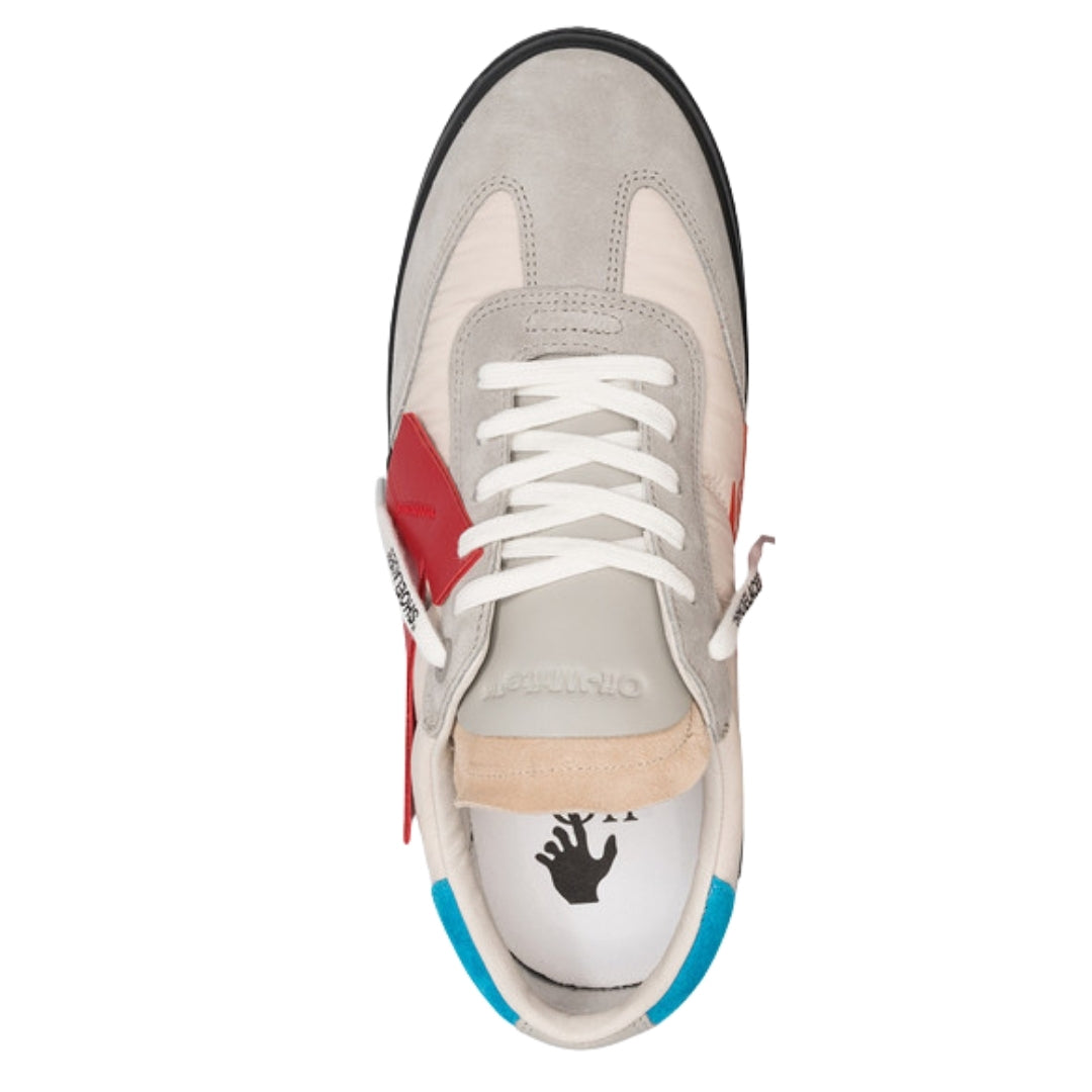 Off-White New Low Vulcanized Suede Grey Sneakers UK 10