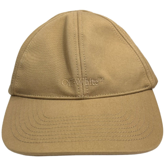 Off-White Monotone Logo Baseball Cap Beige OMLB040G21FAB0016101