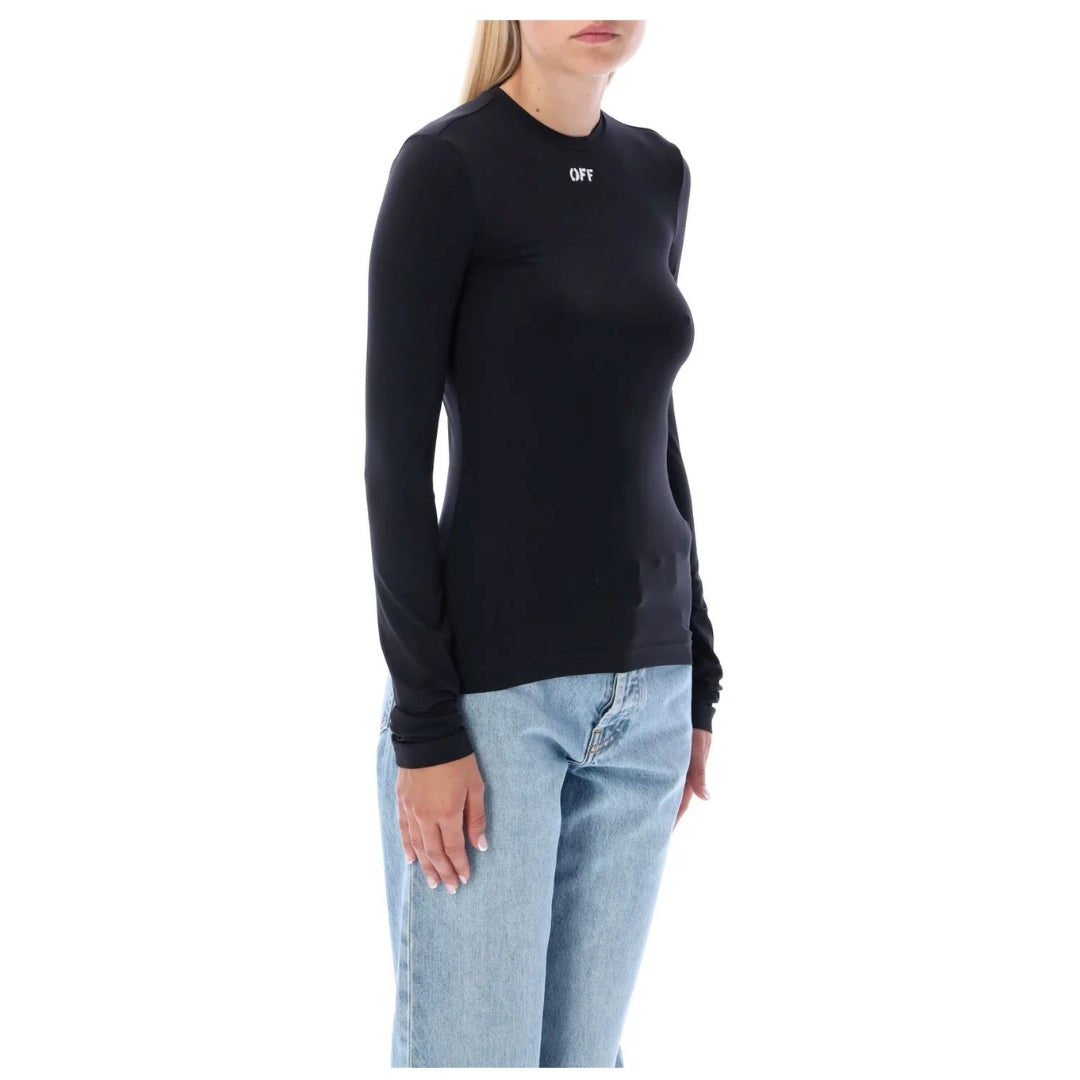 Off-White Off Stamp Second Skin Top Black IT40