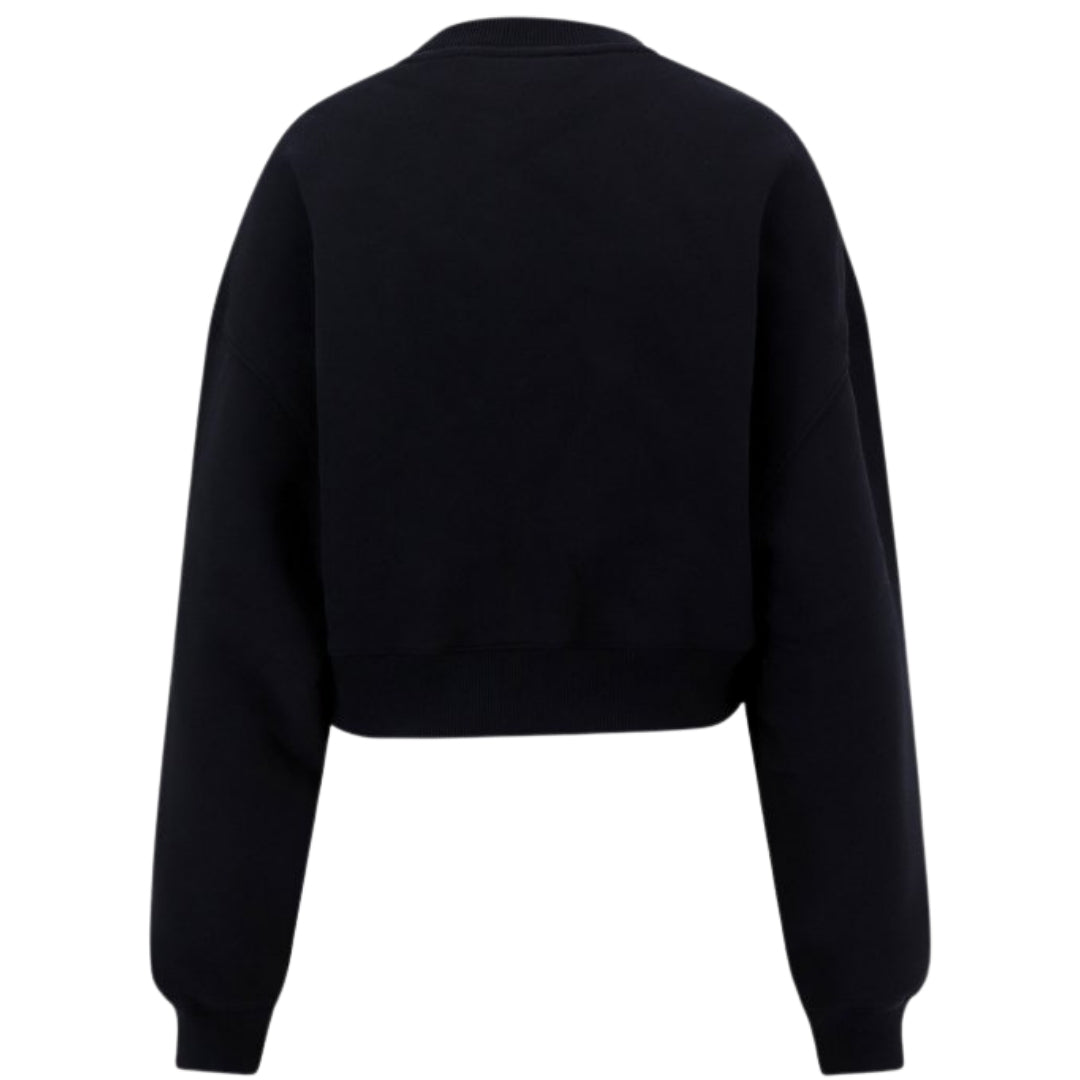 Off-White For All Book Cropped Over Crewneck Black XS