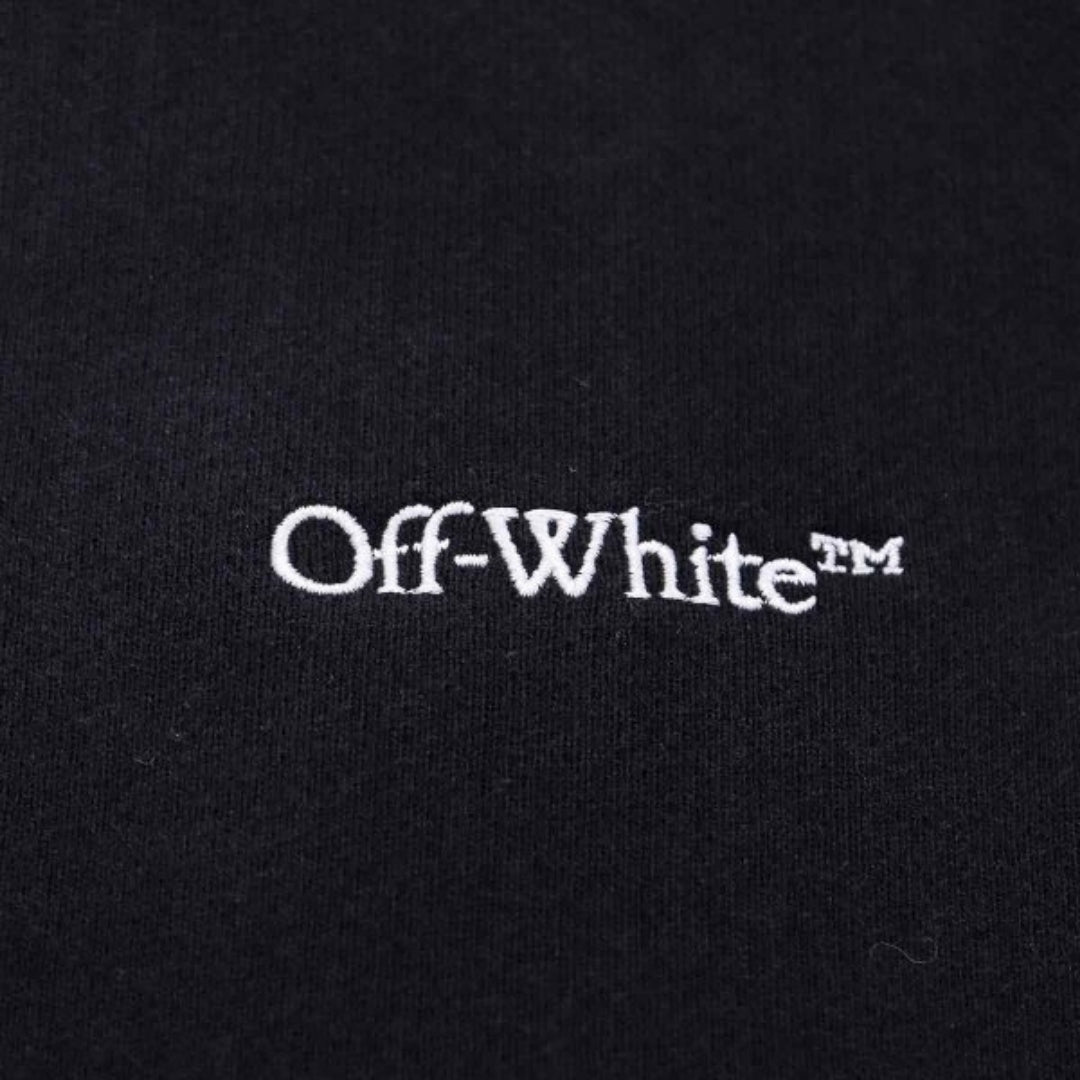 Off-White For All Book Cropped Over Crewneck Black XS