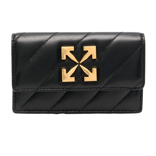 Off-White Jackhammer Flat Card Case Black One Size