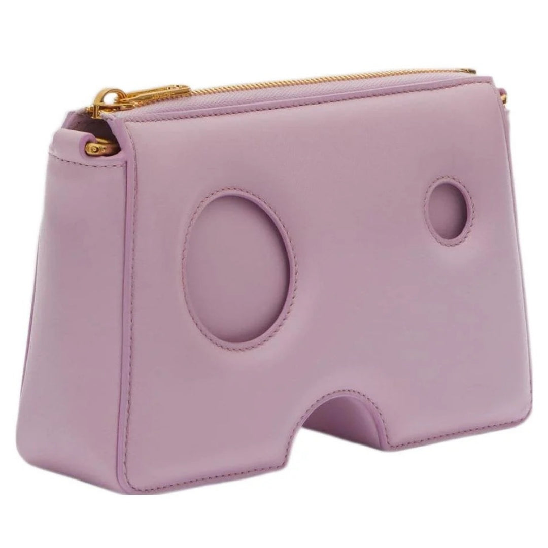 Off White Burrow Shoulder 22 Lilac Purple Bag