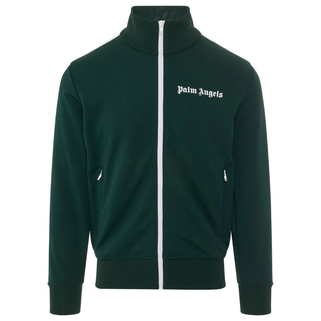 Palm Angels Green Classic Track Jacket