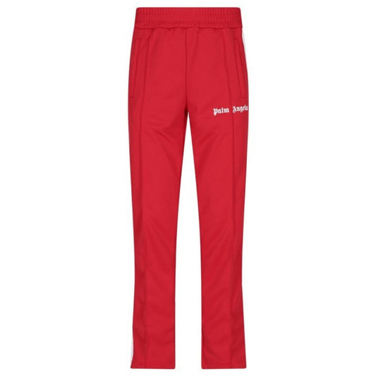 Palm Angels White Striped Classic Red Track Sweatpants S