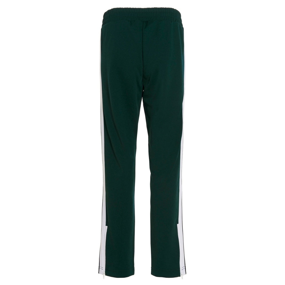 Palm Angels White Striped Classic Green Track Sweatpants M