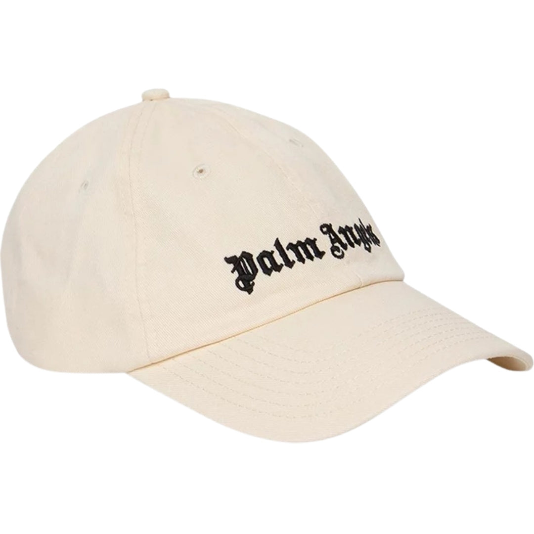 Palm Angels Classic Logo Cream Hat PMLB003F21FAB0020310