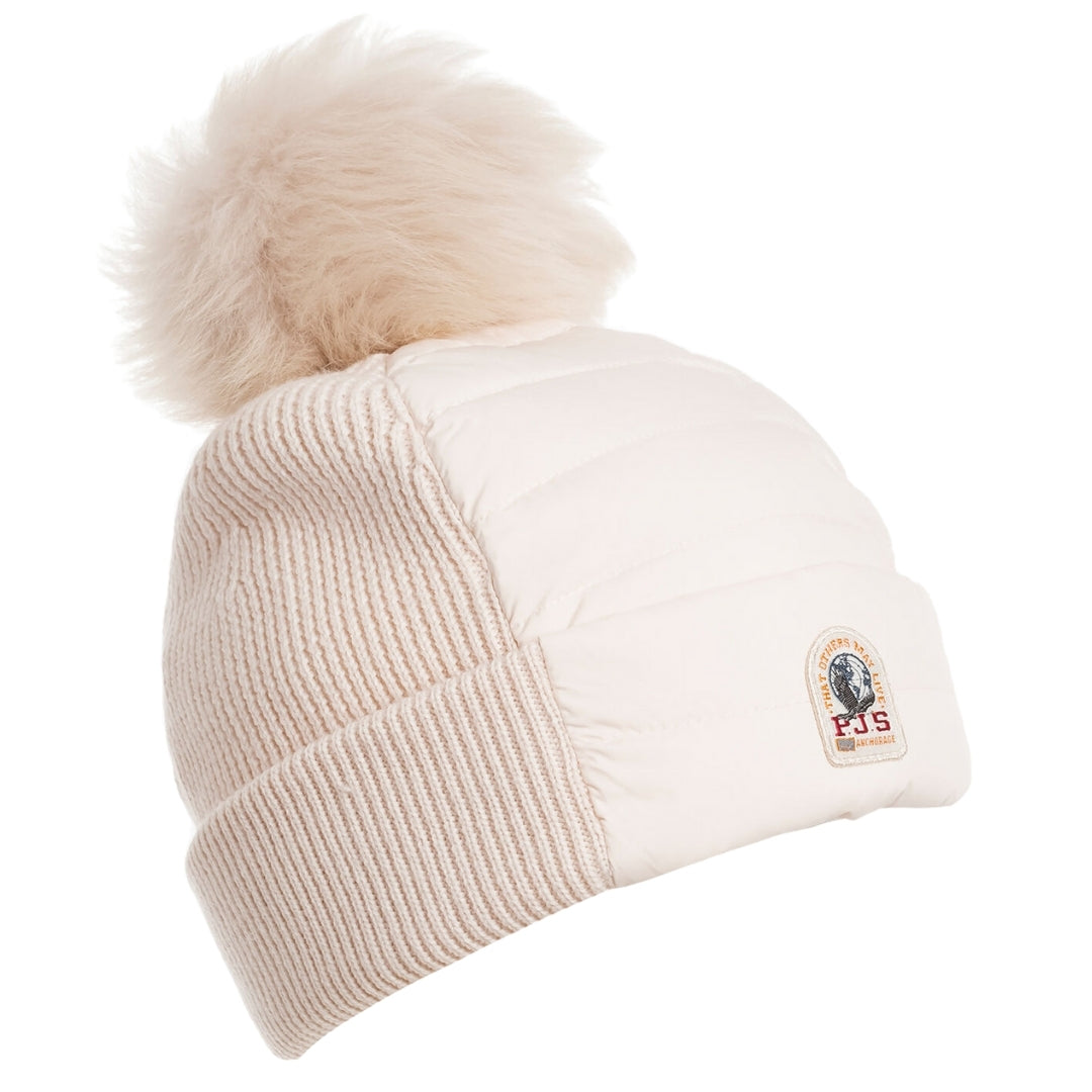 Parajumpers White Puffer Hat Puffer Hat 775
