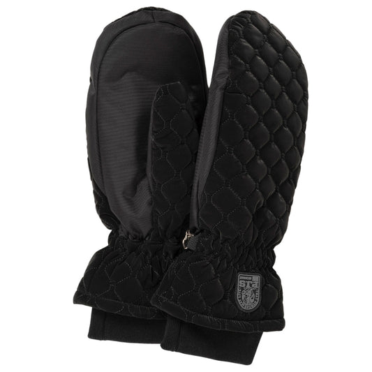 Parajumpers Puffer Mittens Black Gloves - Style Centre Wholesale