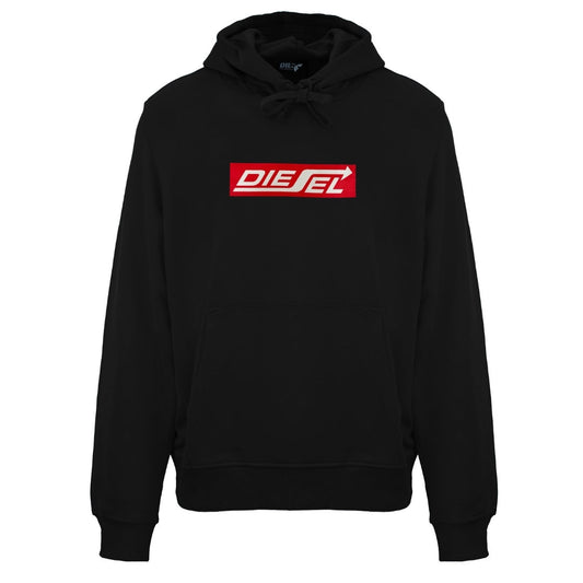 Diesel S Ginn Hood 250111 Off Caviar Hoodie 900 Black - Style Centre Wholesale