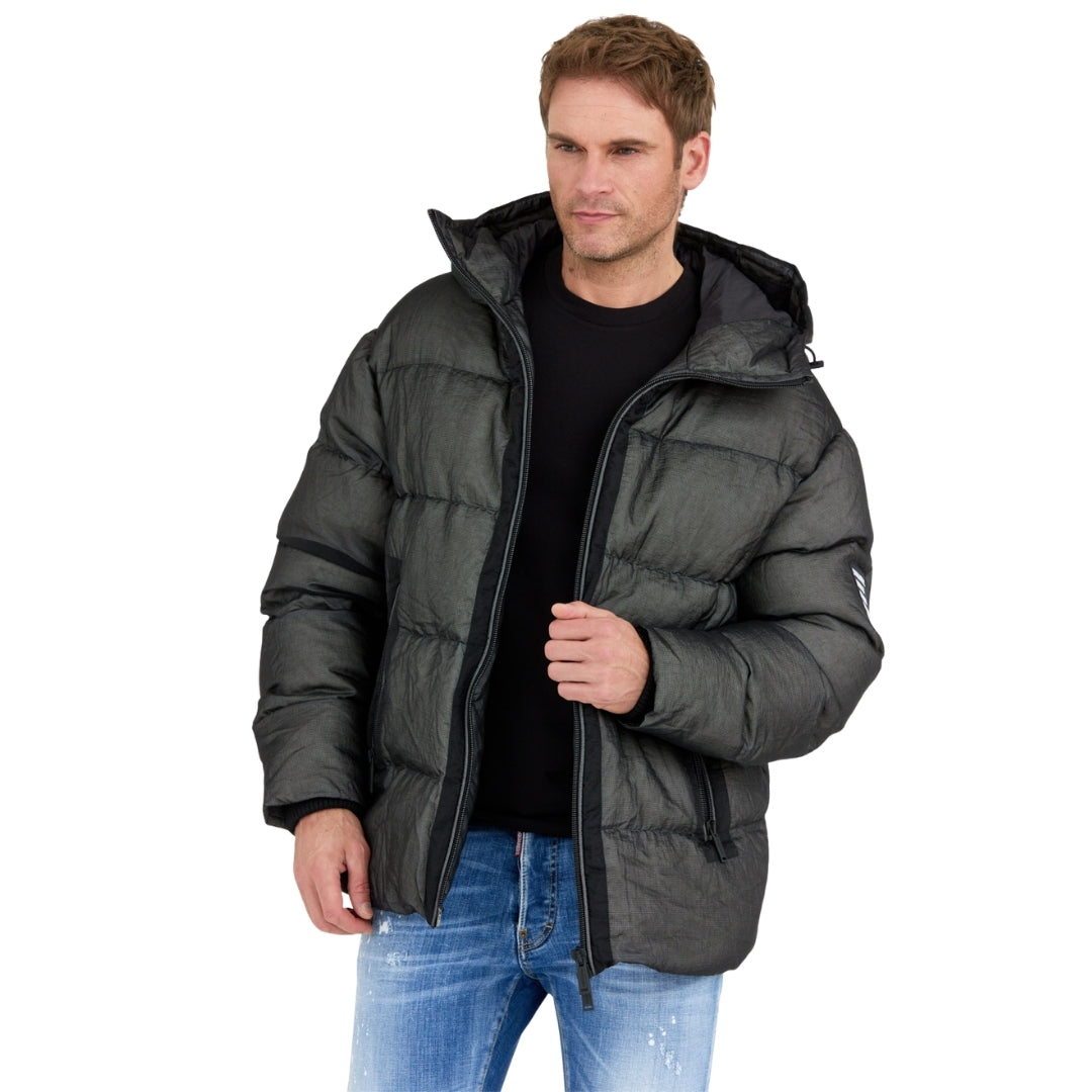 DSQUARED2 Faded Black Puffer Down Jacket W32