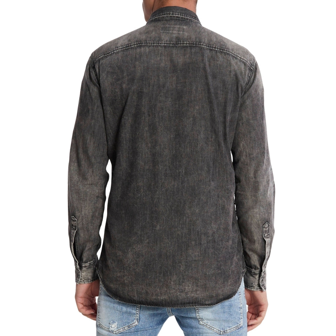 DSQUARED2 Regular Fit Faded Black Denim Shirt W32