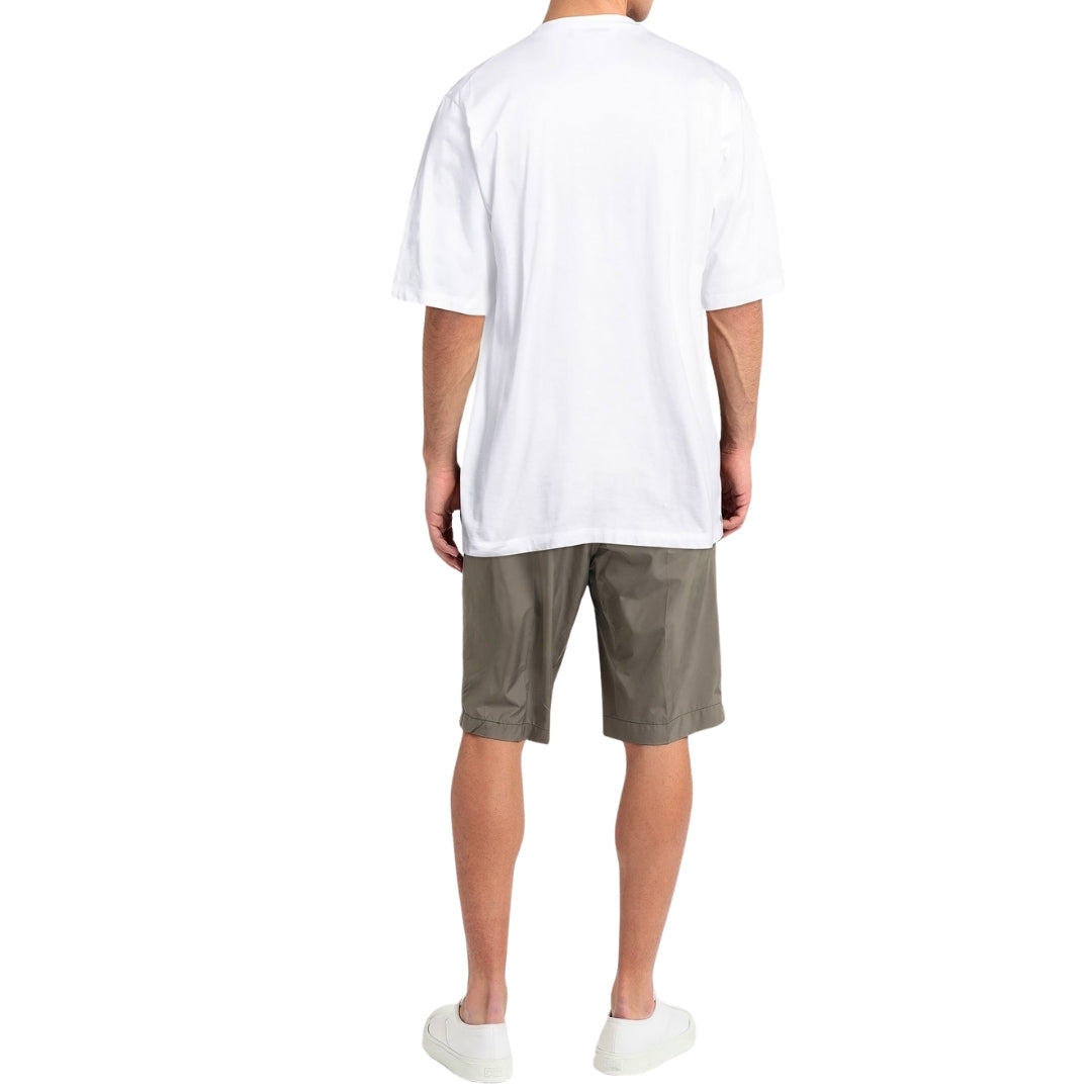 Dsquared2 Double Pipeline Masters Design Skater Fit White T-Shirt S