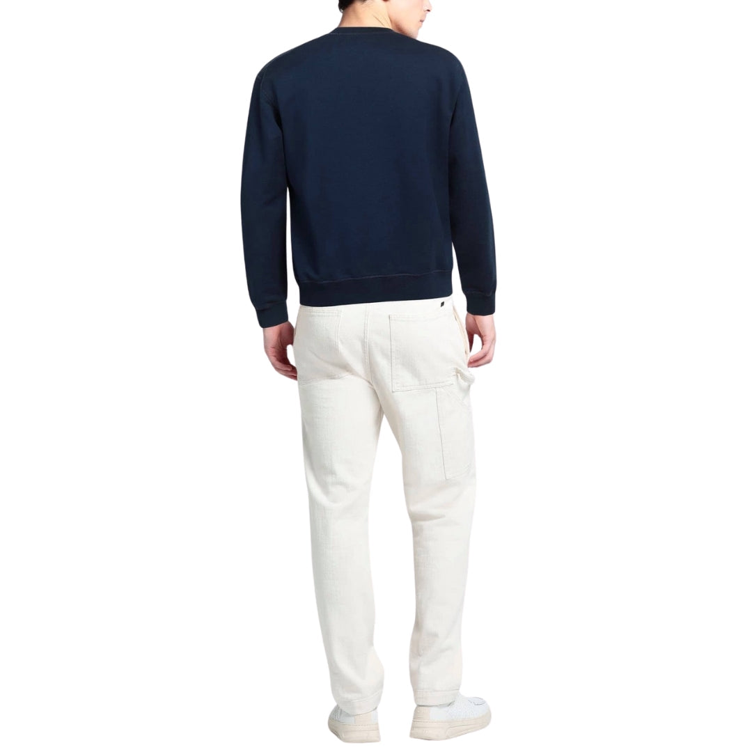 Dsquared2 S71Gu0592 478 Maple Leaf Sweatshirt Regular Fit 478 Navy Sweatshirt - Style Centre Wholesale