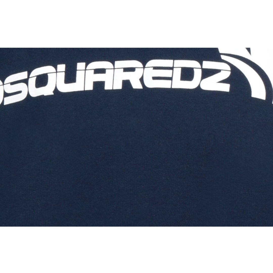 Dsquared2 S71Gu0592 478 Maple Leaf Sweatshirt Regular Fit 478 Navy Sweatshirt - Style Centre Wholesale