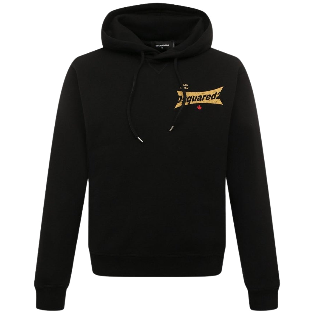 Dsquared2 Cool Fit Logo Black Hoodie XS