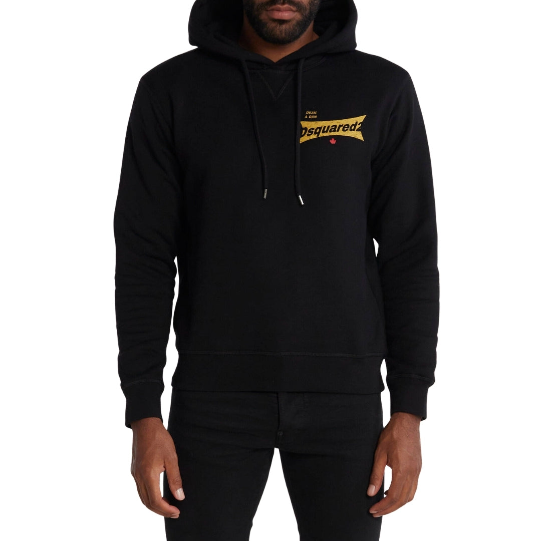 Dsquared2 Cool Fit Logo Black Hoodie XS