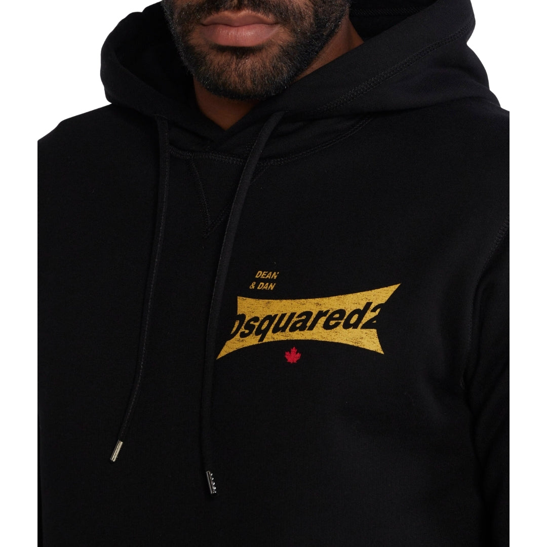 Dsquared2 Cool Fit Logo Black Hoodie XS