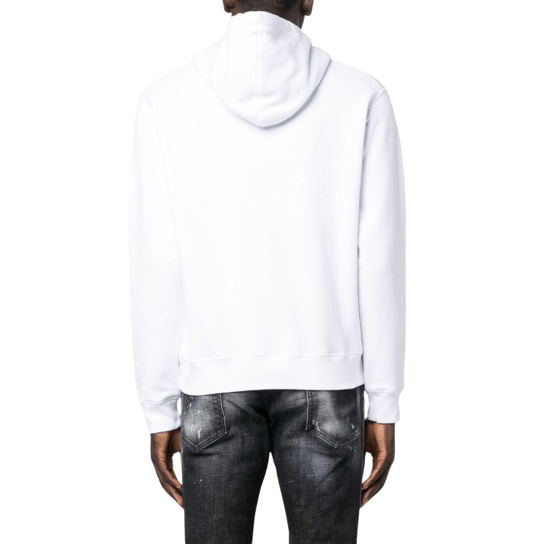 Dsquared2 Pac Man Cool Fit White Hoodie L