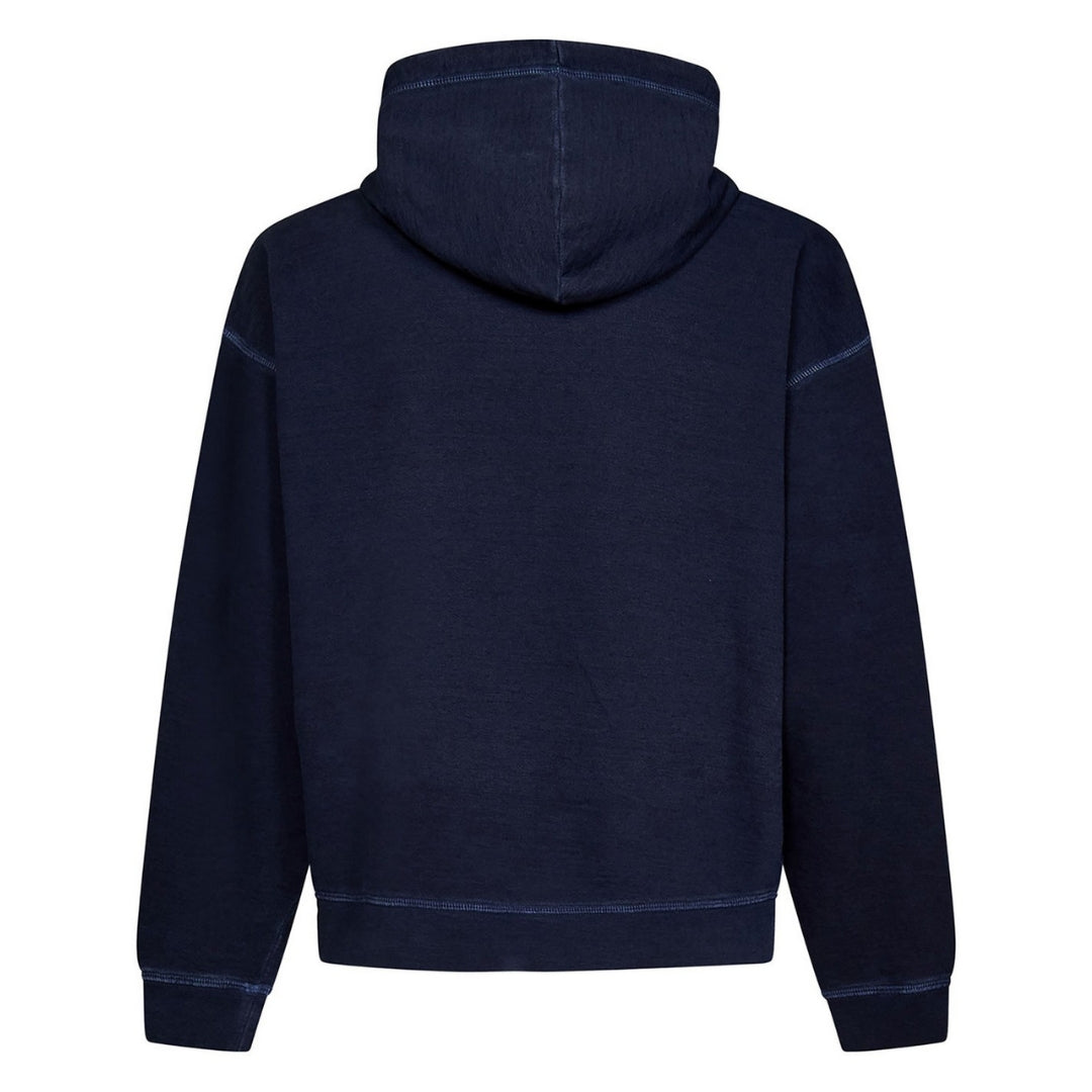 Dsquared2 S71Hg0121 S25463 Hercalina Fit 478 Blue Navy Zip Hoodie Mens - Style Centre Wholesale
