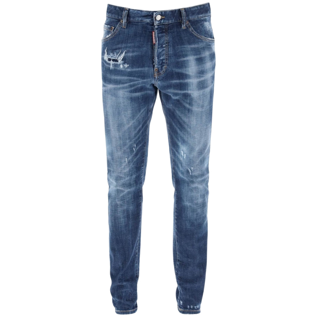 DSQUARED2 Cool Guy Jean Destroyed Look Blue Jeans W34