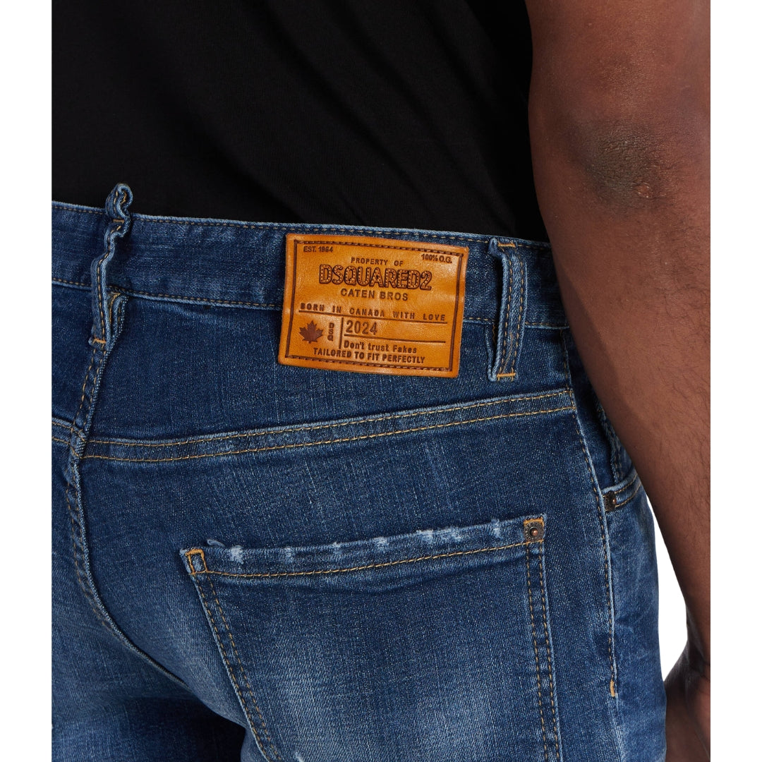 DSQUARED2 Cool Guy Jean Destroyed Look Blue Jeans W34