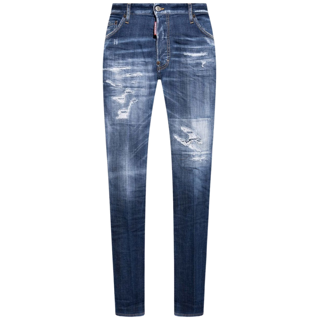 DSQUARED2 Cool Guy Jean Destroyed Worn Denim Blue Jeans W34