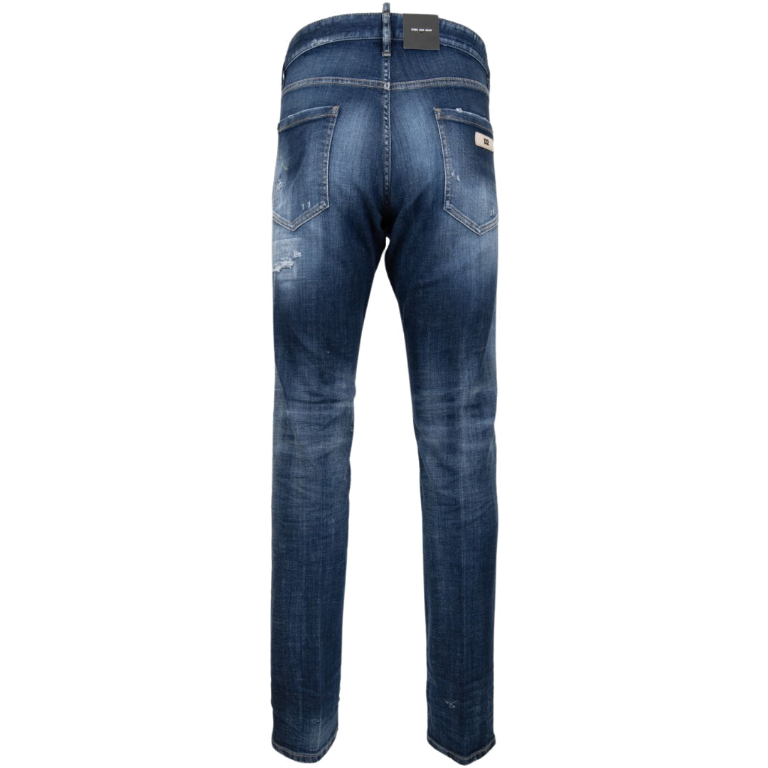 DSQUARED2 Cool Guy Jean Destroyed Worn Denim Blue Jeans W34