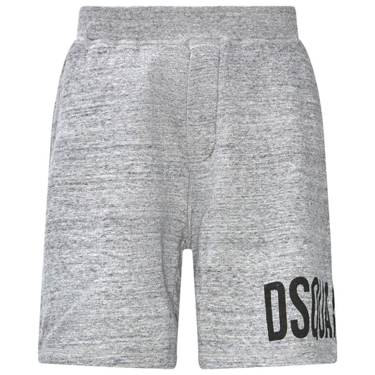 Dsquared2 Relax Fit Light Grey Shorts L