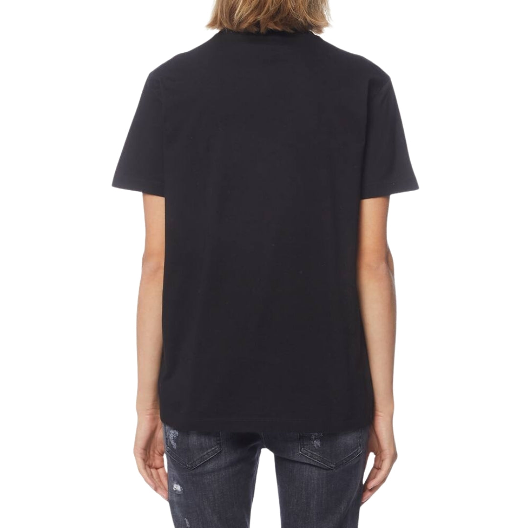 DSQUARED2 Graffiti Spray Logo Black  T-Shirt XS